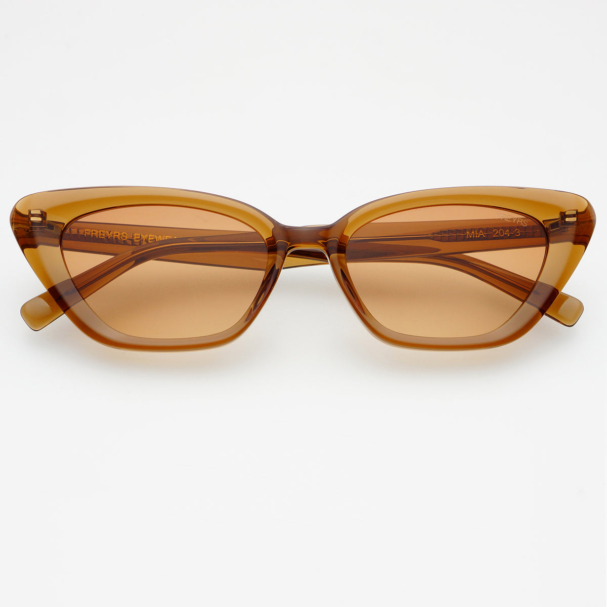 Fryers

Glitter Ombre Cat-Eye Sunglasses - Brown Gradient Mia Womens Fashion Cat Eye Sunglasses main image 3