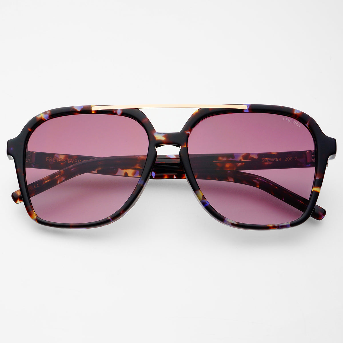 Spencer Unisex Aviator Sunglasses by FREYRS Eyewear display picture 3