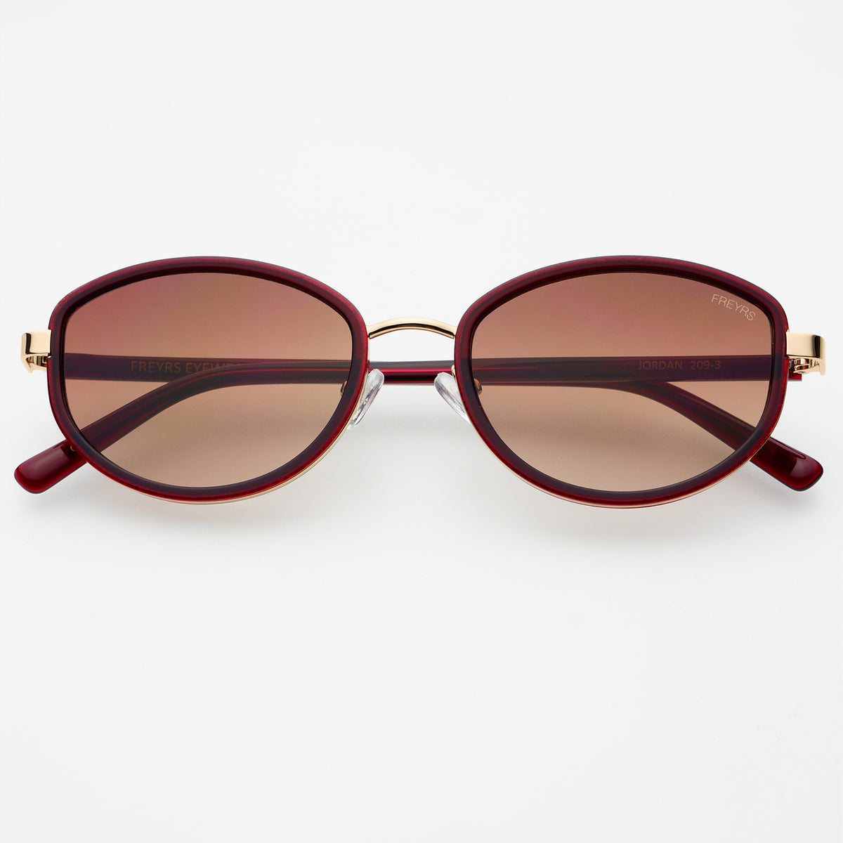 Jordan Womens Fashion Oval Sunglasses