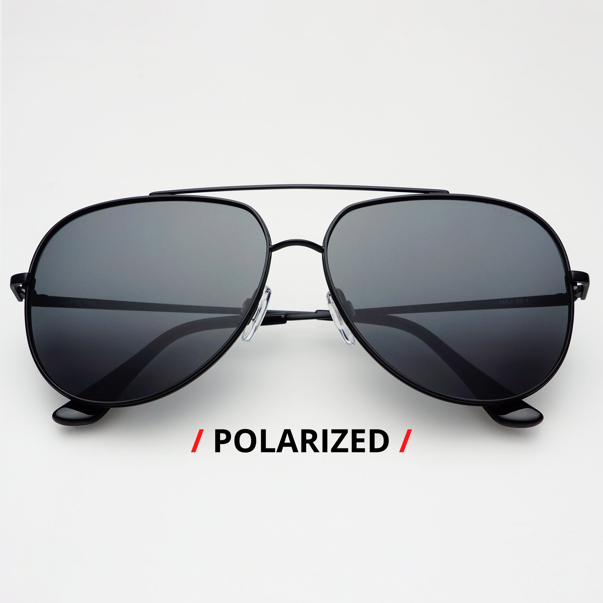 Freyrs Premium Max Black / Polarized Sunglasses - Black / Polarized