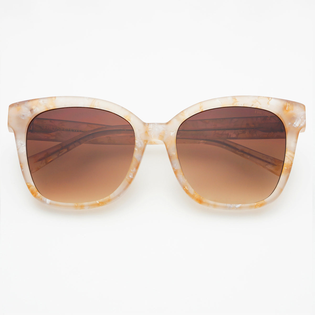 Women’s Cat-Eye Sunglasses - Black, Clear & Amber set of 3 Amber Glasses - Pink Gator main image 3