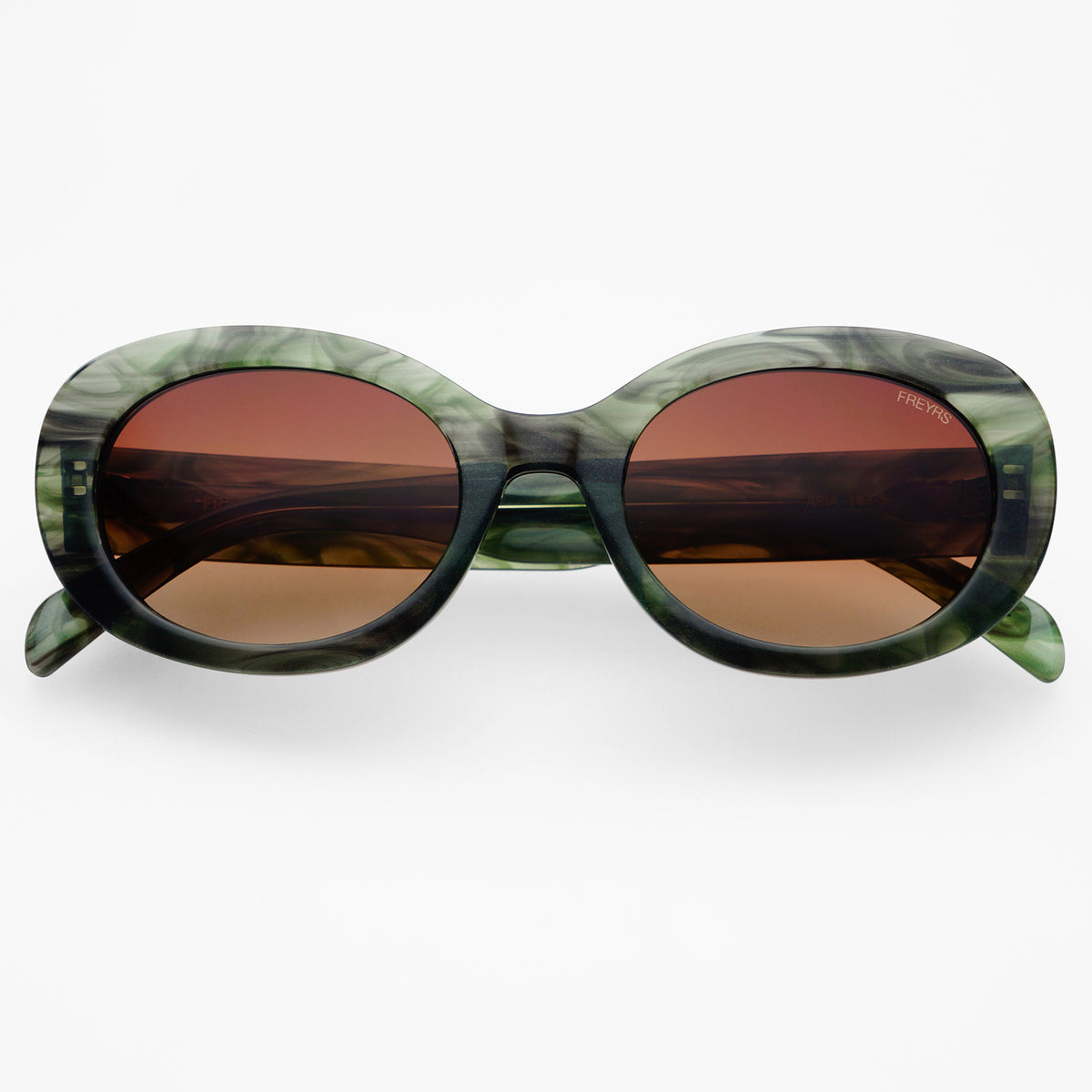 FREYRS Eyewear Aria Oval Sunglasses in Light Pearl Aria Womens Fashion Oval Sunglasses main image 3