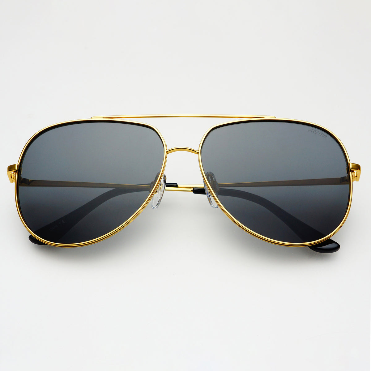Cruz Aviator Sunglasses  Gold Frames & Blue Mirror Lenses – DIFF