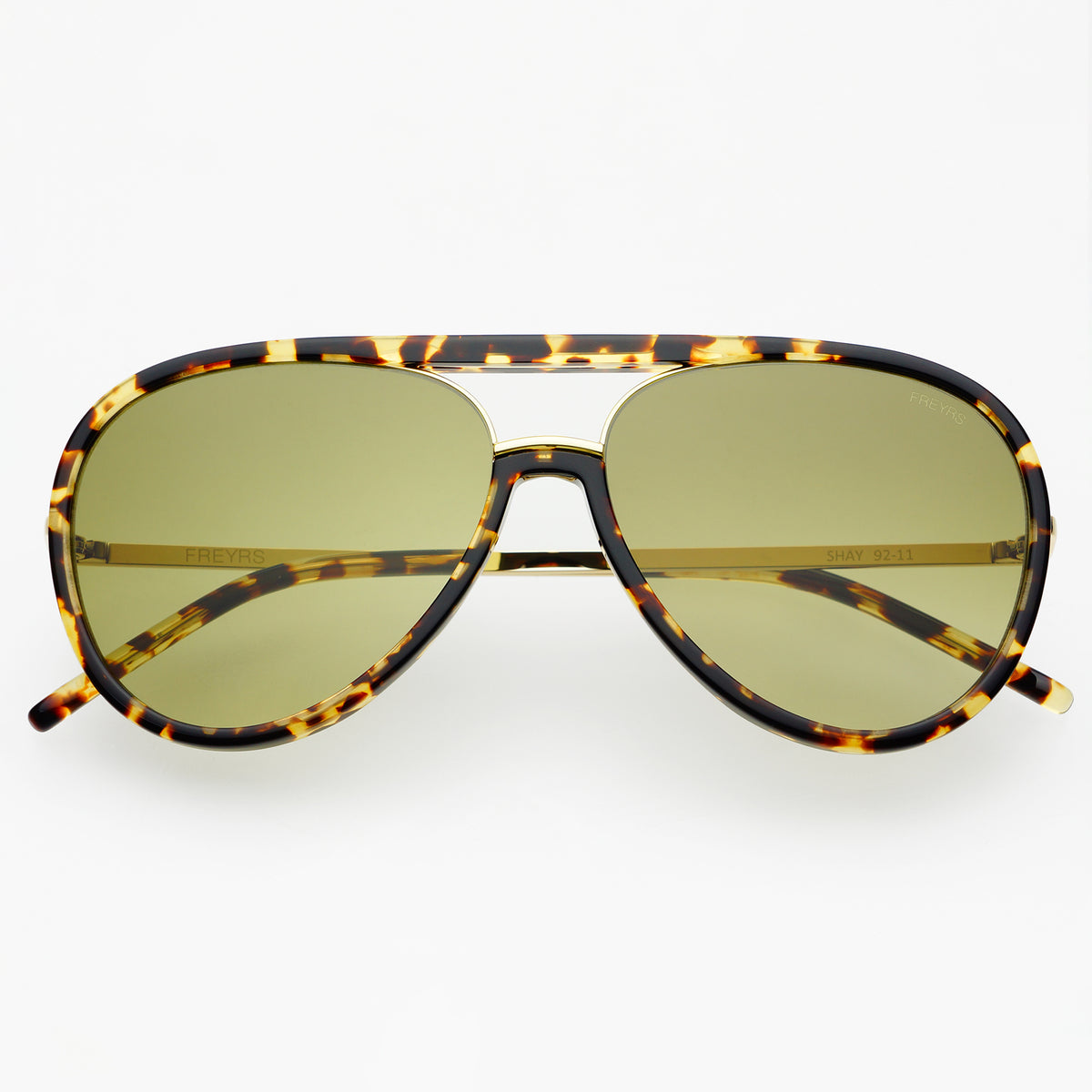 Chic Tortoise Shell Aviator Sunglasses Orleans Aviator Tortoise/Silver Sunglasses | Glassesshop main image 3