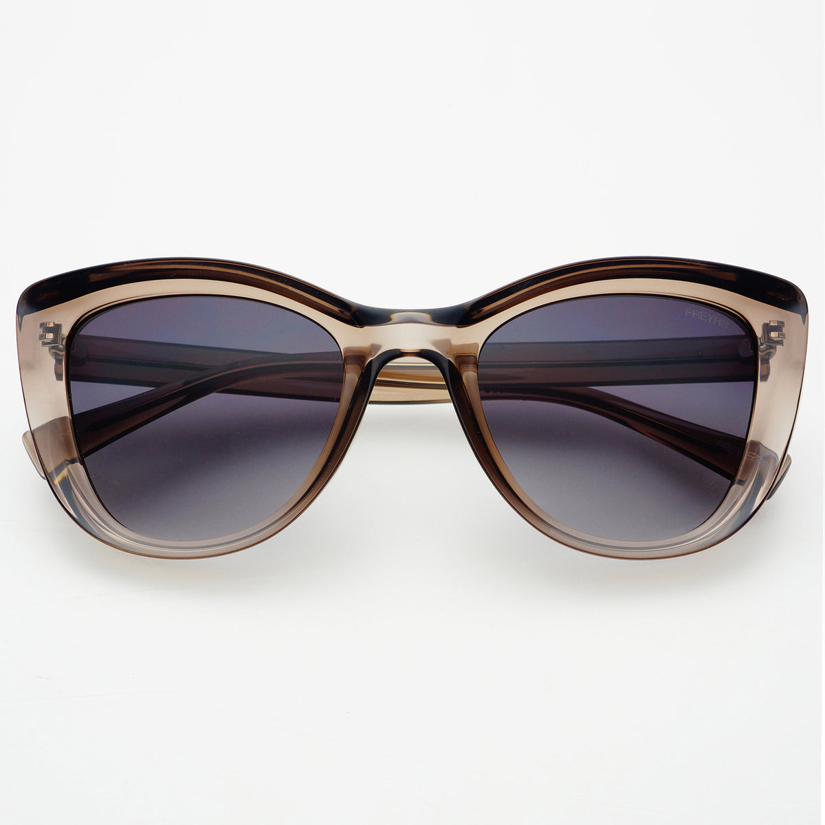 Sofia Designer Cat Eye Sunglasses in Gray display picture 3