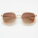 Weston Round Unisex Sunglasses- Pink/Brown main image 1