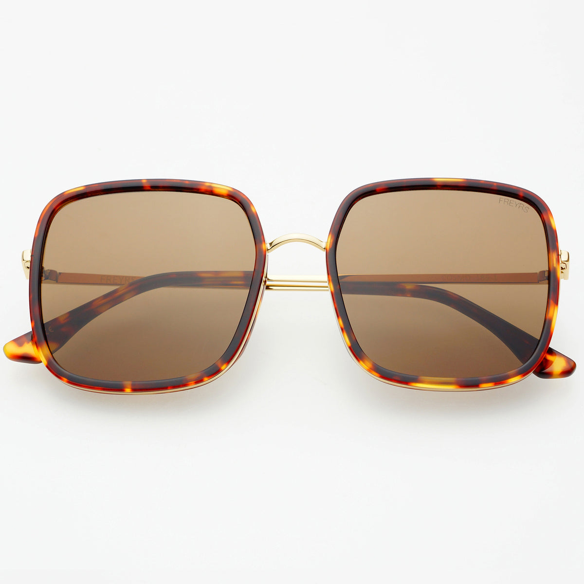 Frye & Co Square Oversized Sunglasses Style:DG1022 Frankie Oversized Black Square Sunglasses – Smoke Lens  main image 2