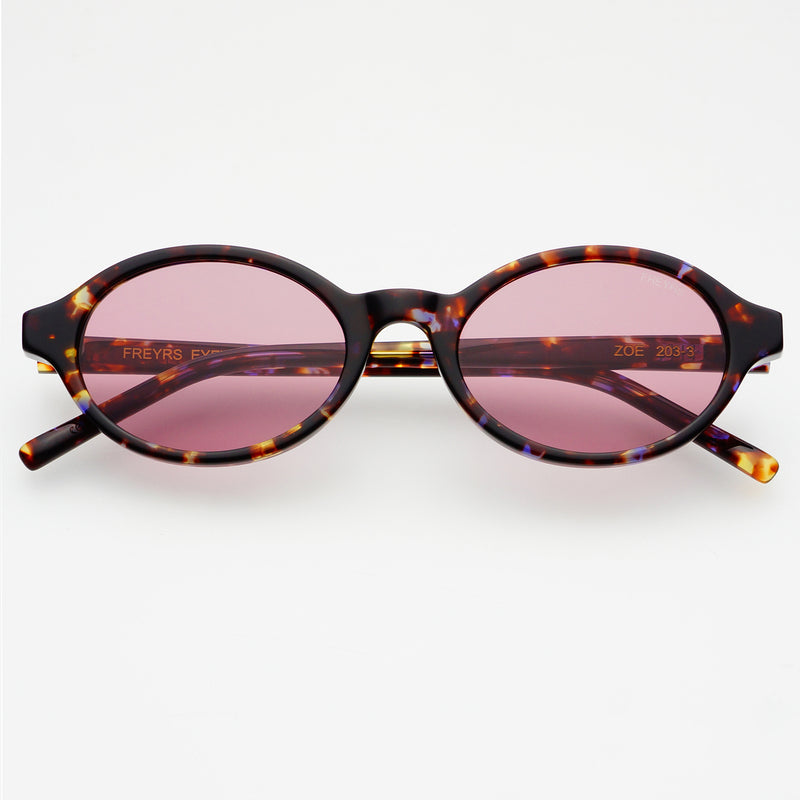 audrey in tortoise + pink | by freyrs eyewear main image 1