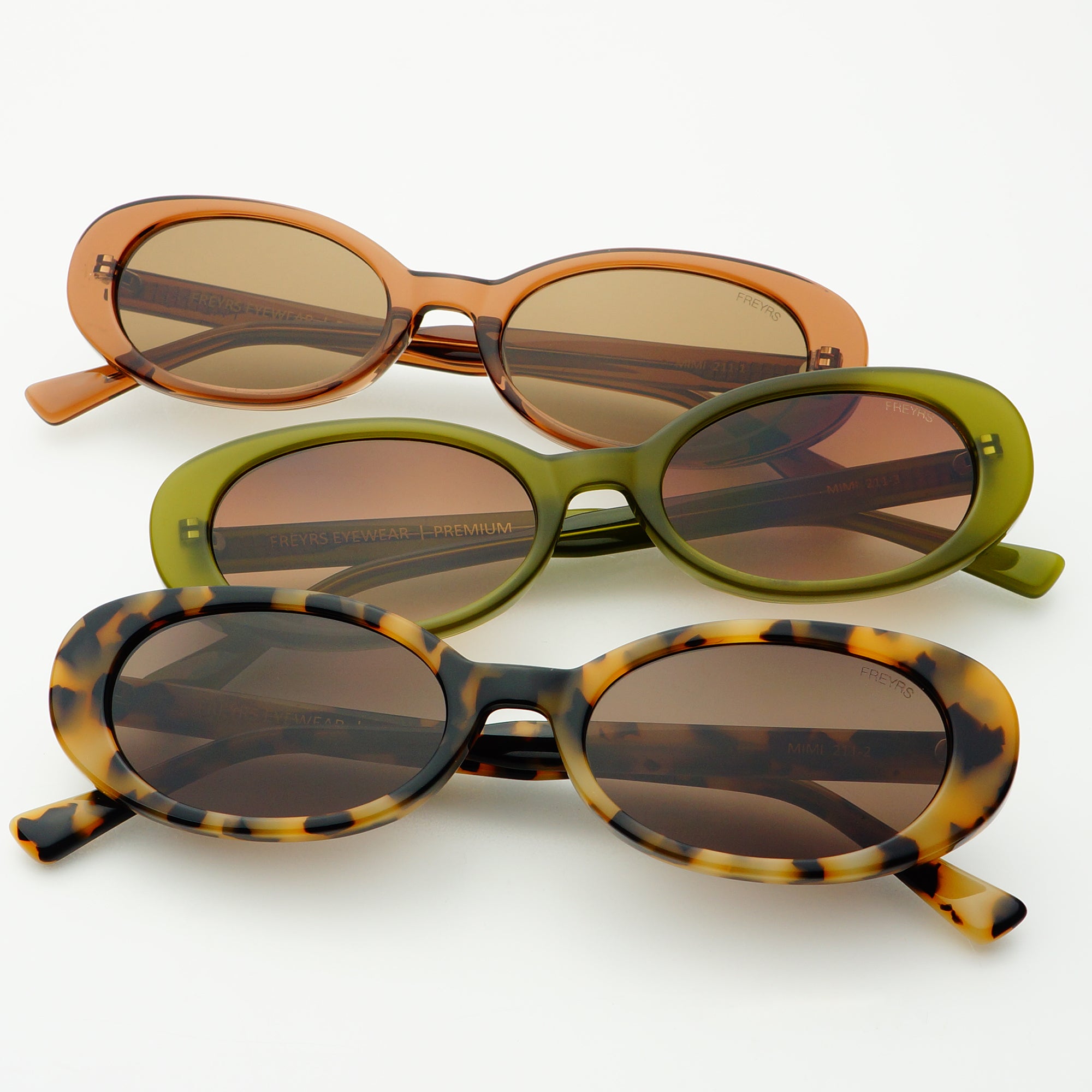 Mimi Womens Fashion Oval Sunglasses