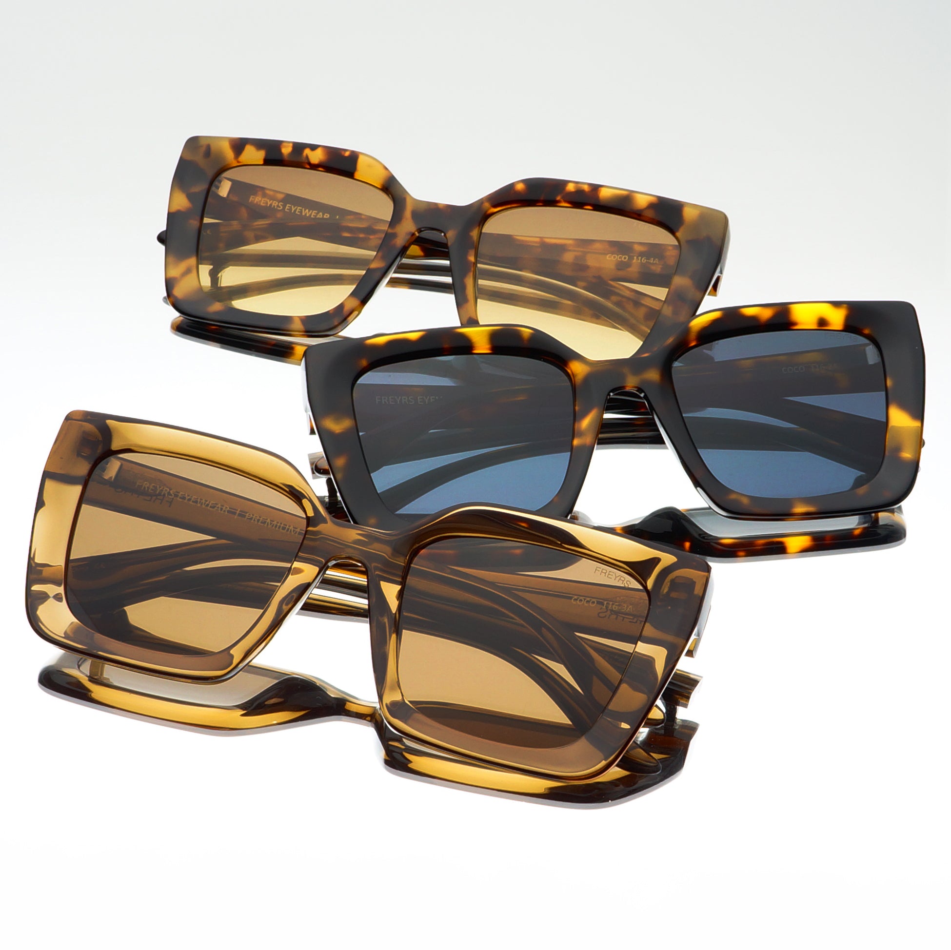 Coco Womens Fashion Square Sunglasses