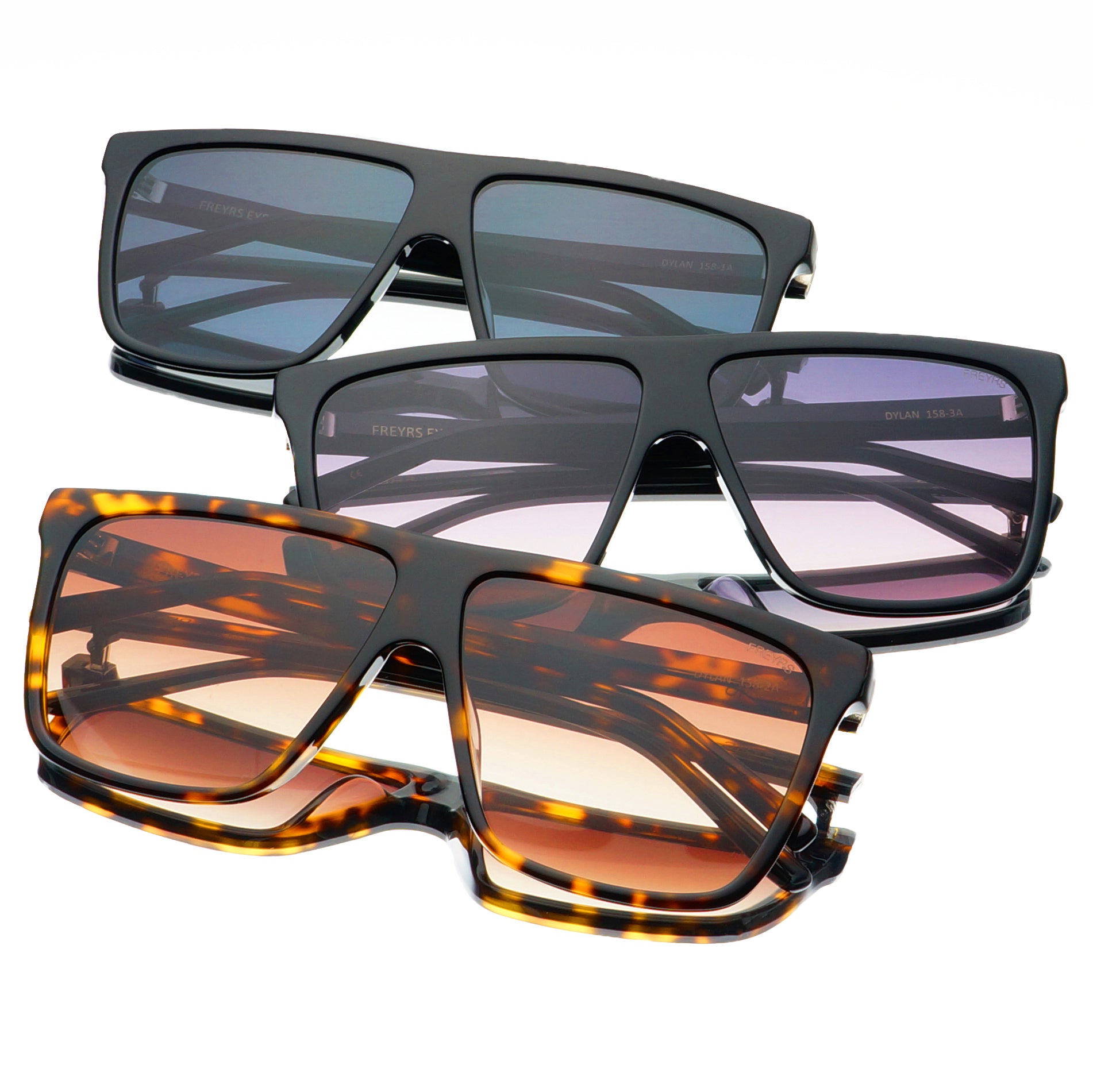 Dylan Unisex Fashion Flat Top Sunglasses