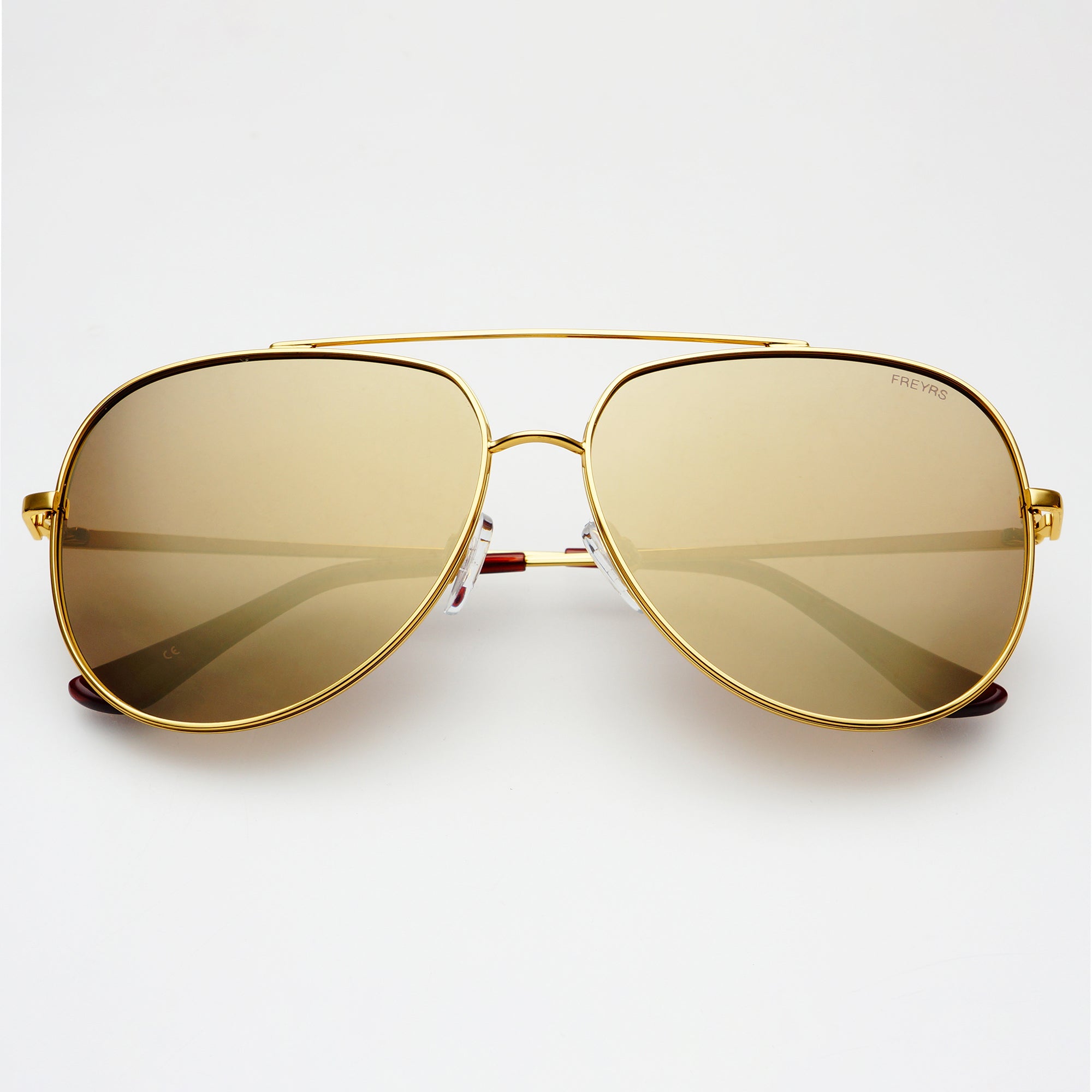 Freyrs Premium Max Gold Mirror Sunglasses - Gold Mirror