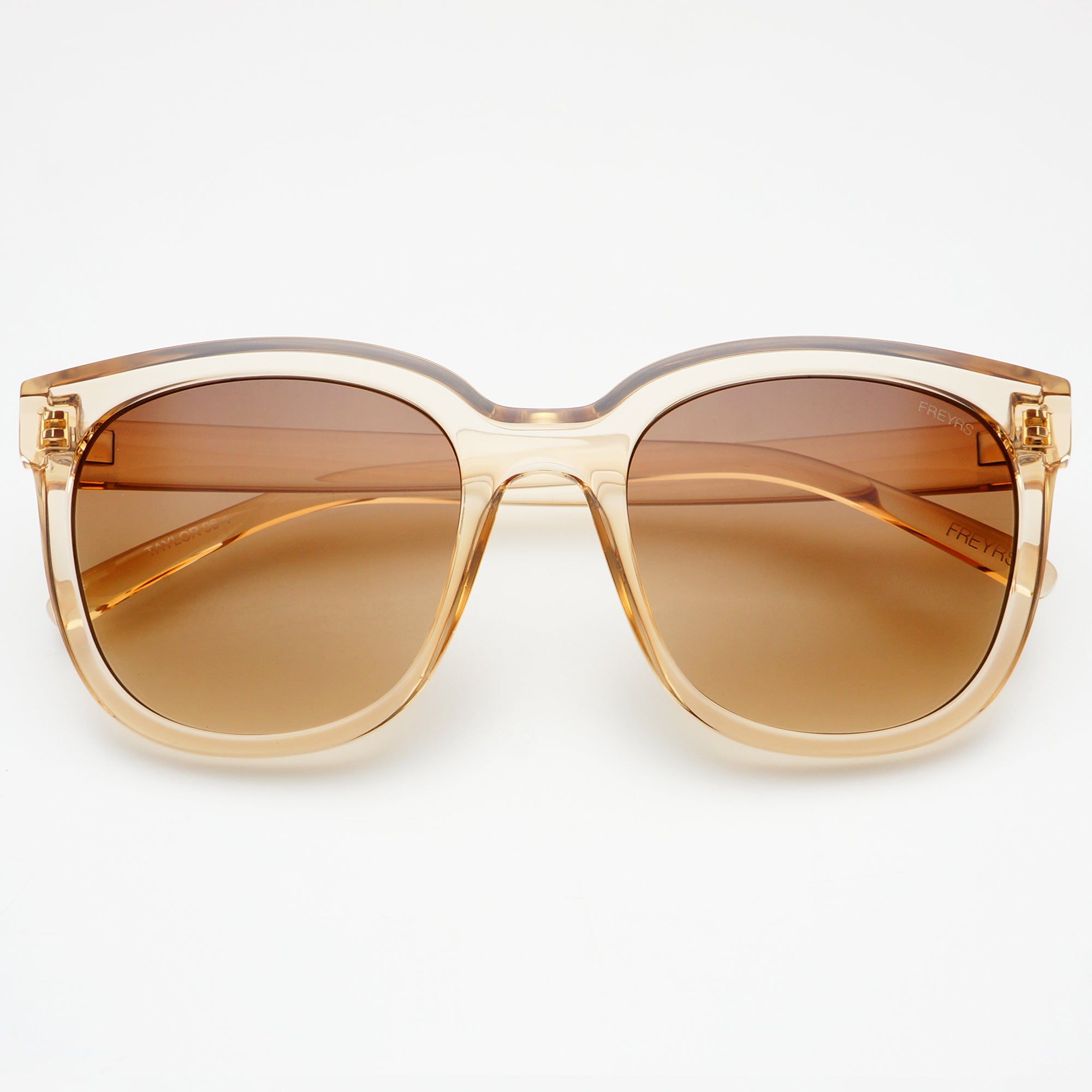 Taylor Square Oversized Womens Sunglasses in Black by FREYRS Eyewear