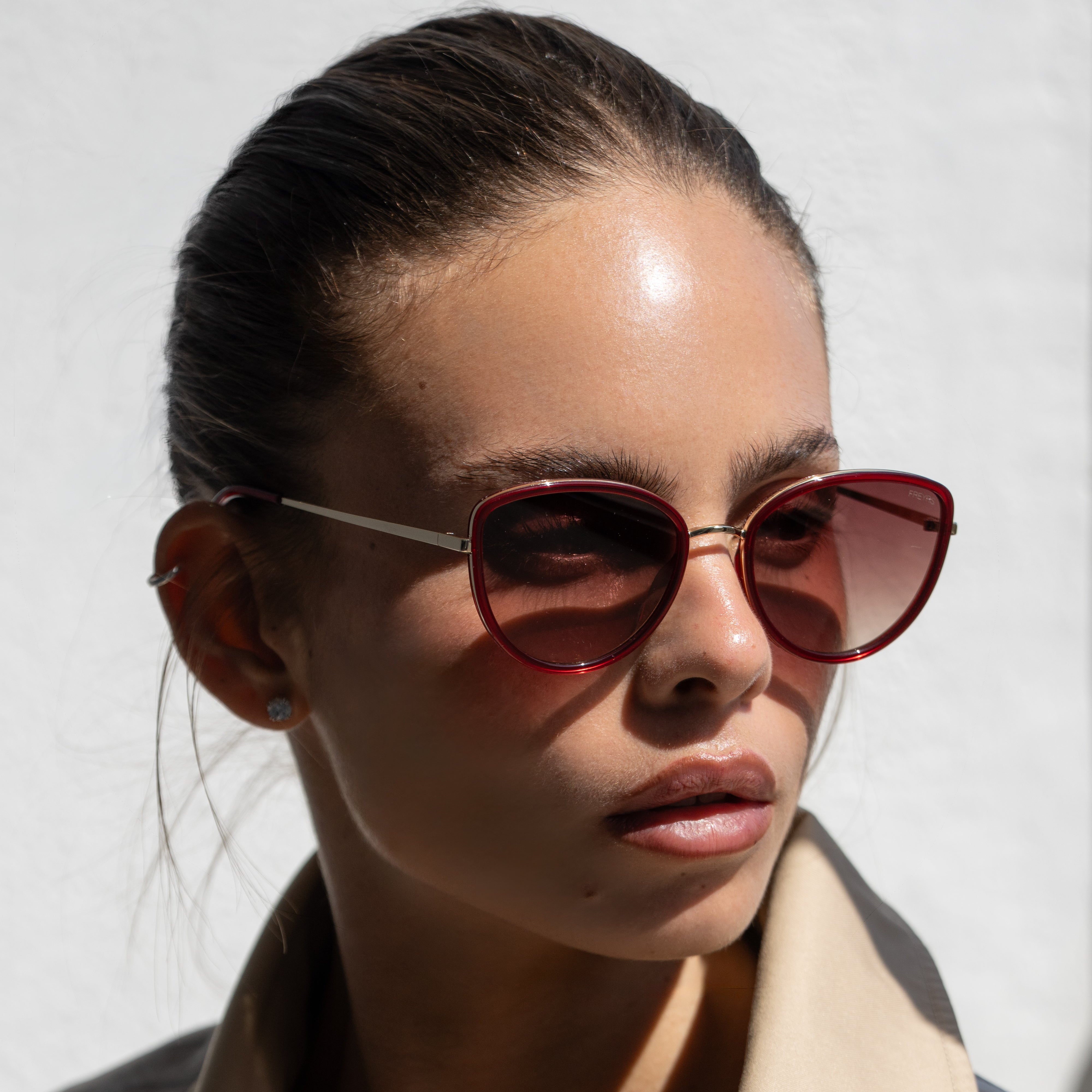 Luna Designer Fashion Cat Eye Womens Sunglasses by FREYRS Eyewear