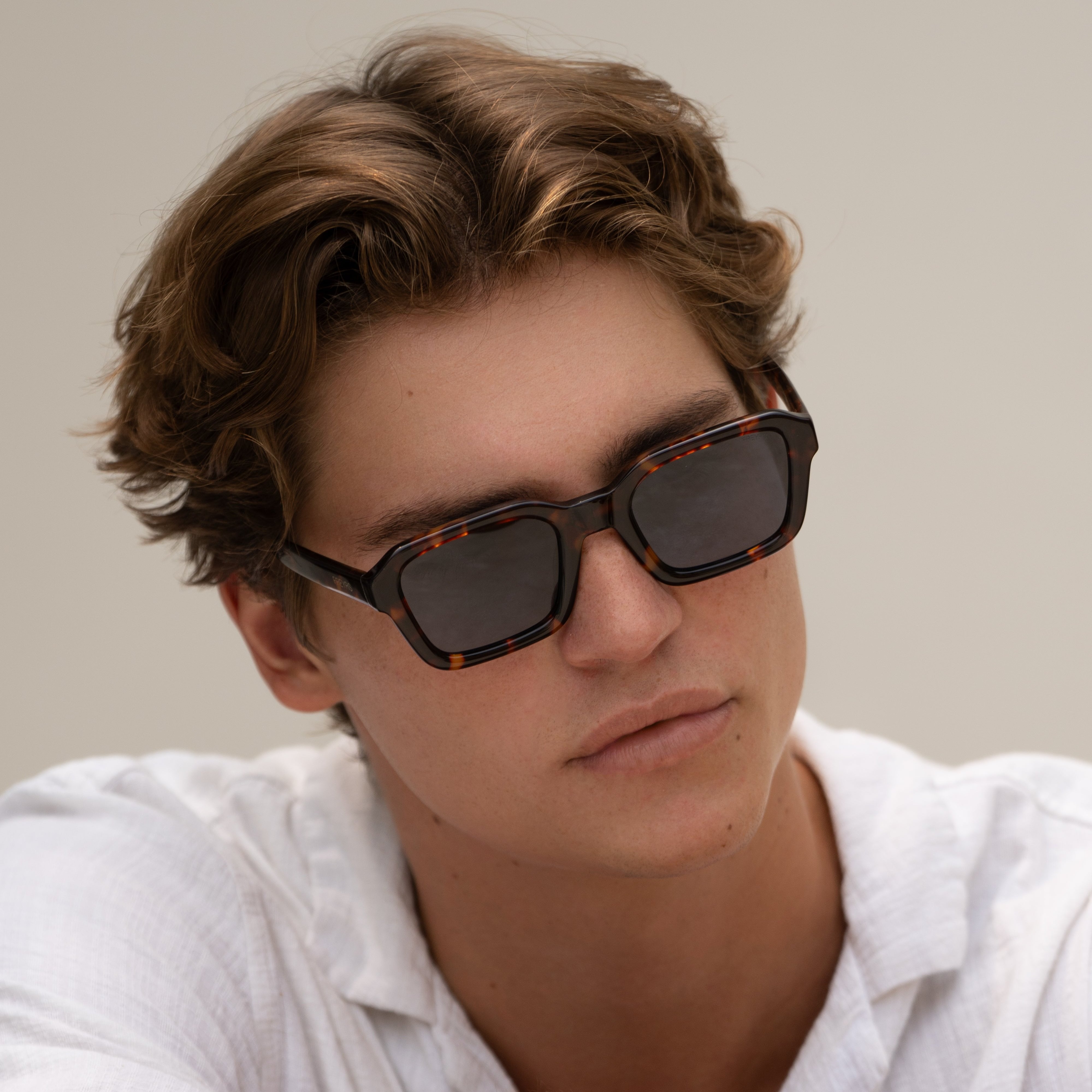Hudson Unisex Fashion Rectangular Sunglasses