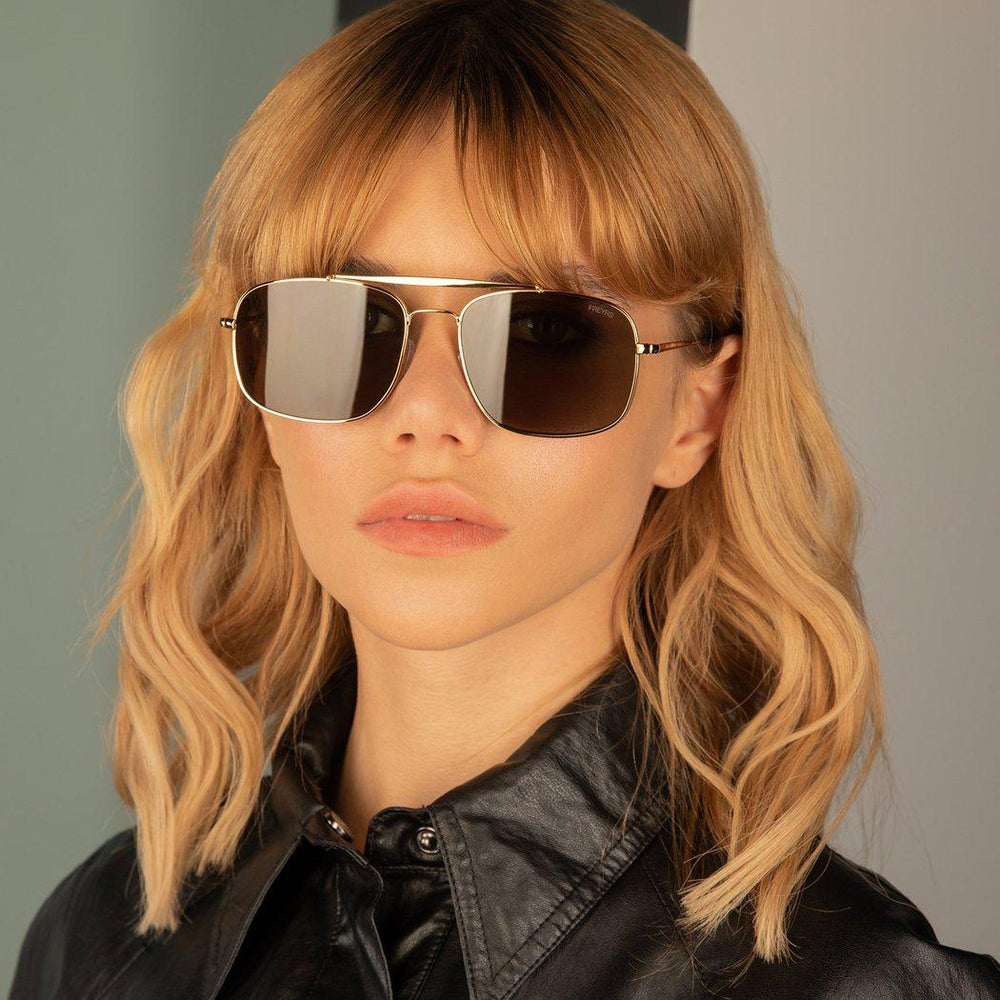 Freyrs Eyewear Aviator Sunglasses - Max in Black