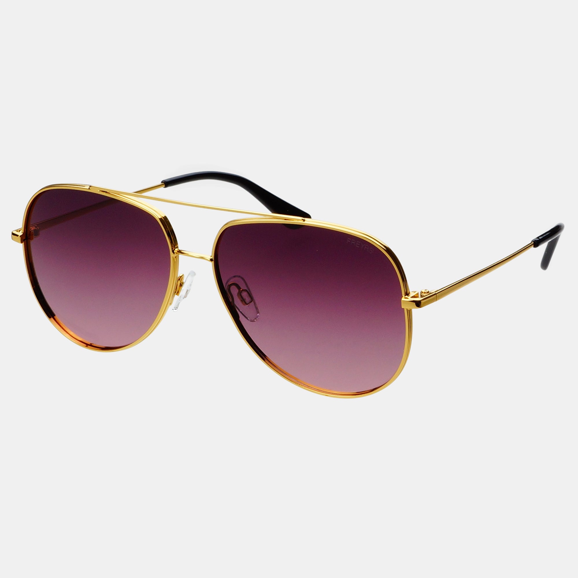 Womens purple store aviator sunglasses