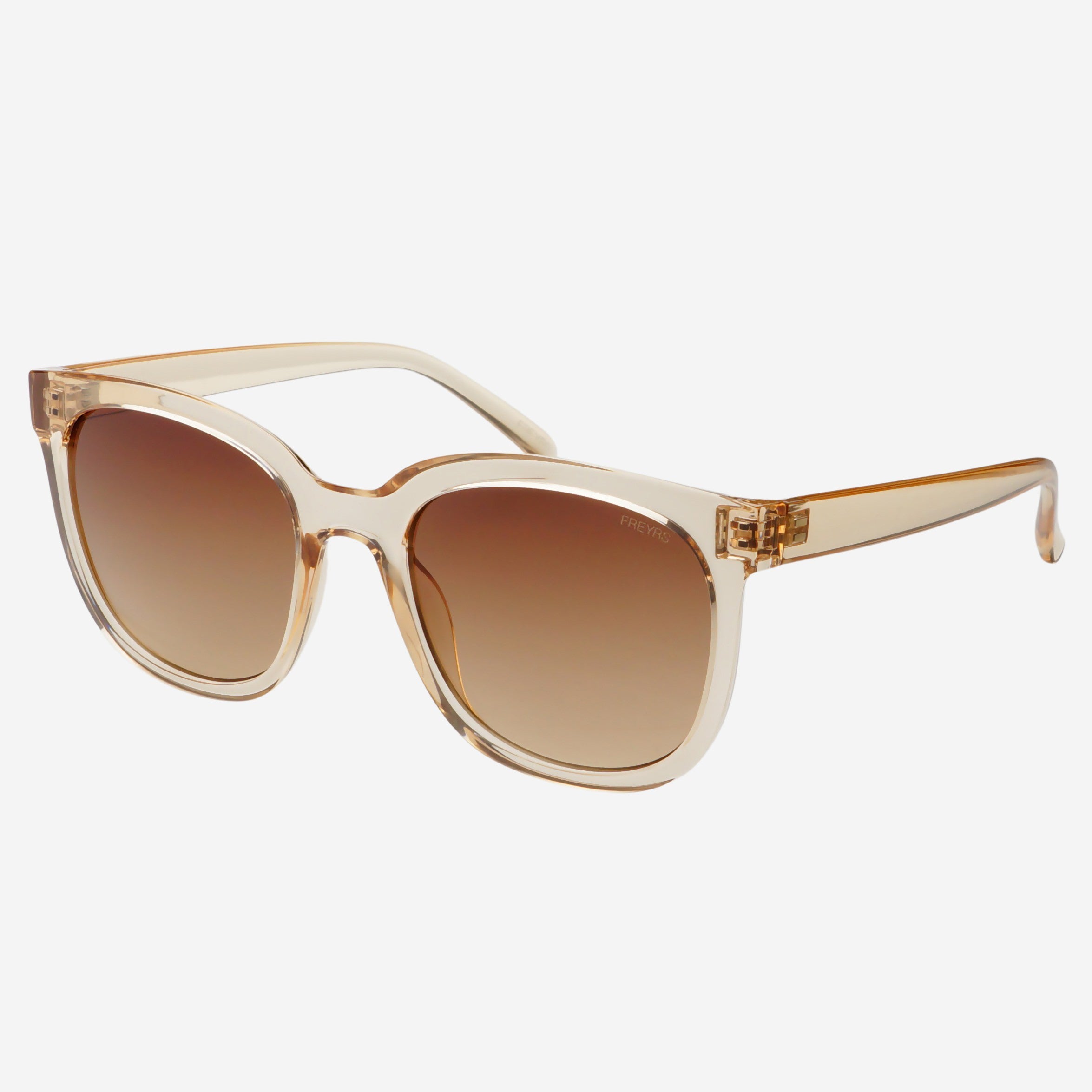 Taylor Square Oversized Womens Sunglasses in Black by FREYRS Eyewear